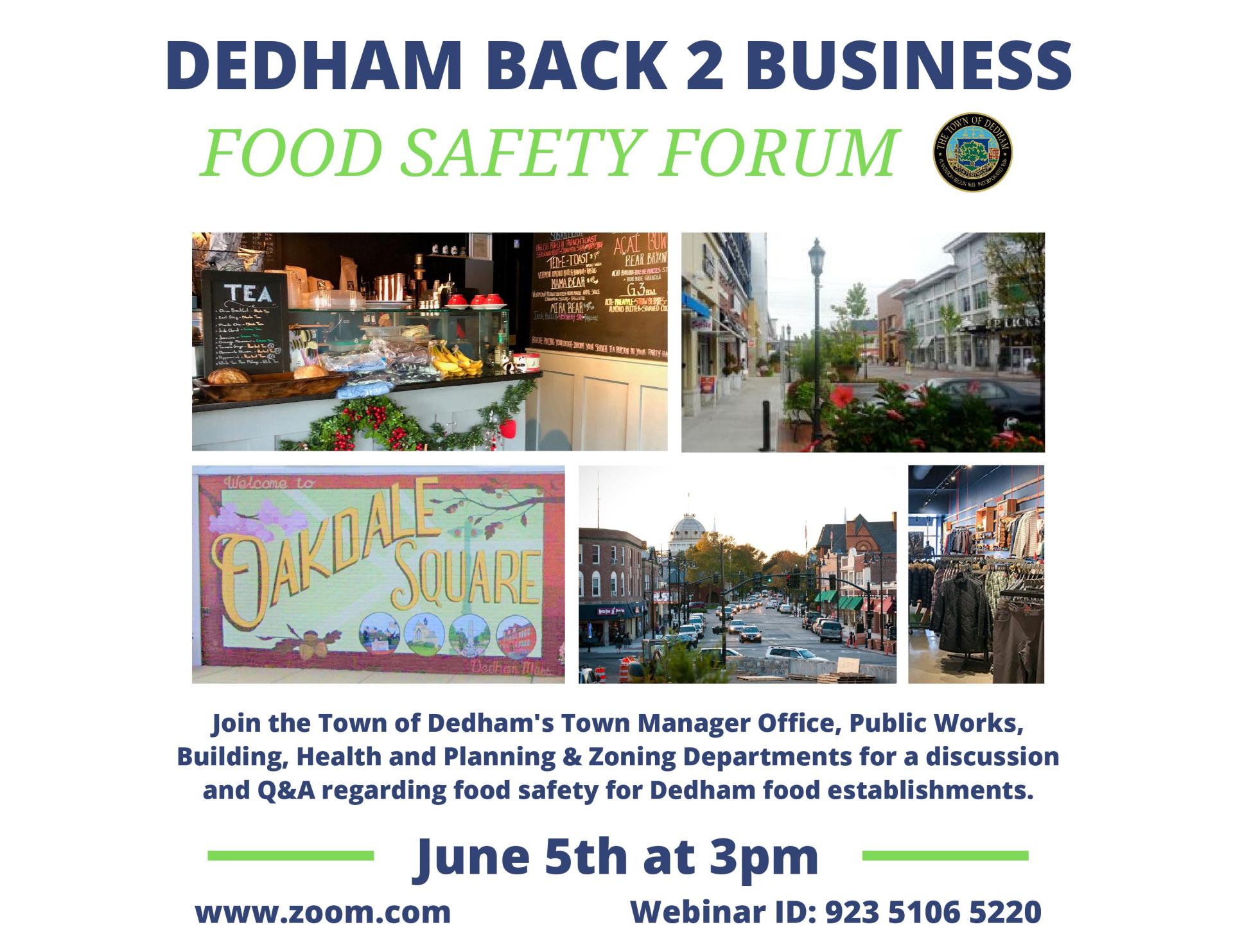 Dedham Back 2 Biz -- Food Safety