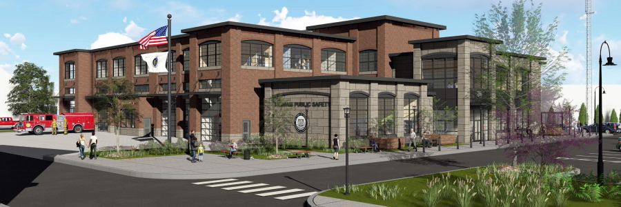 public safety building rendering