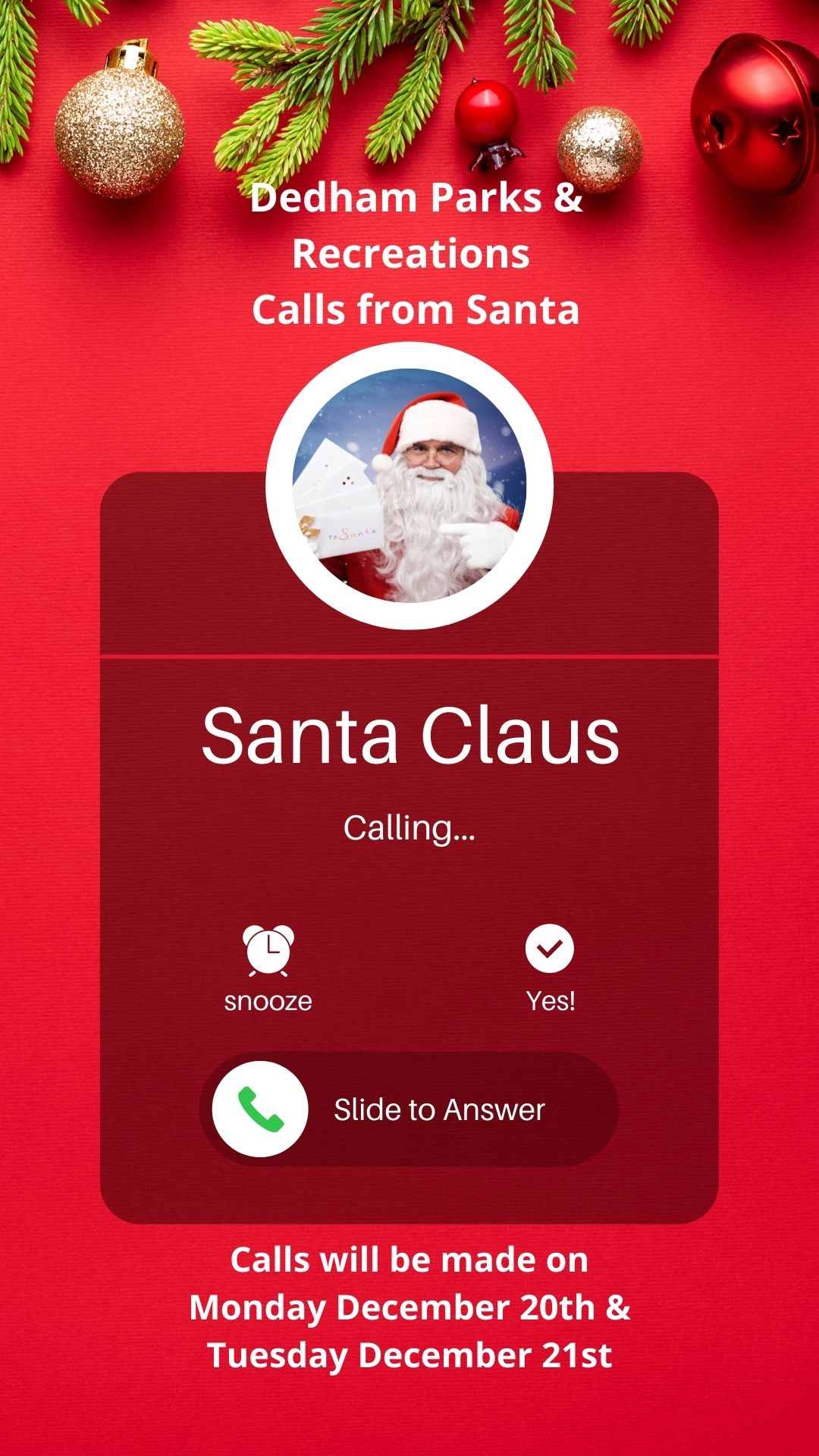 2021 Calls from Santa