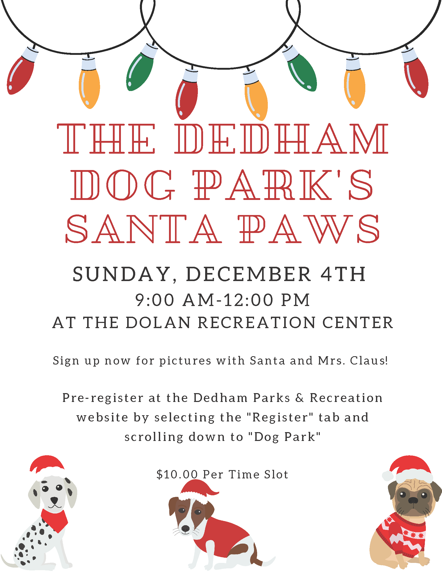 Santa Paws 2022 Event Flyer