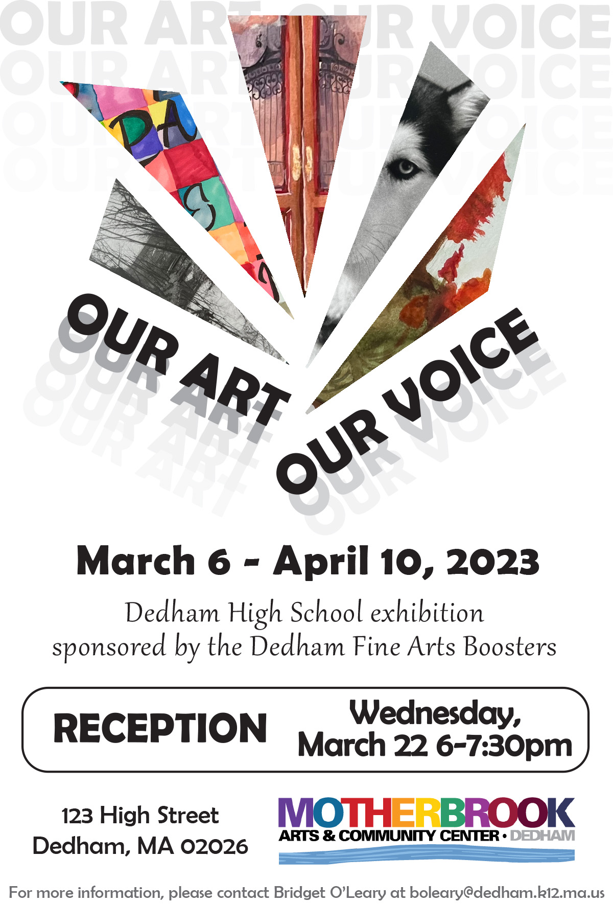 Our Art Our Voice Show Invite