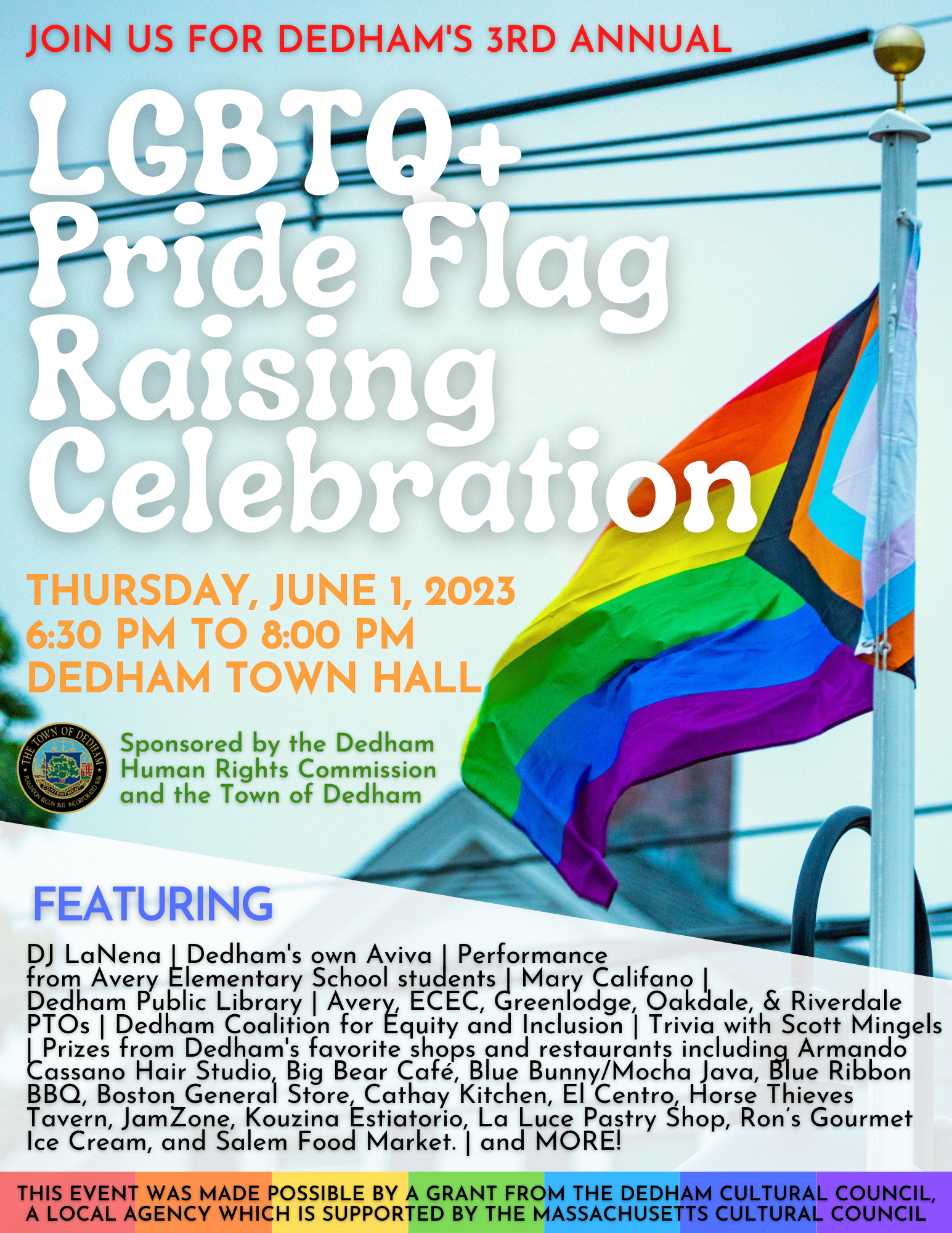 3rd Annual Pride Event flyer